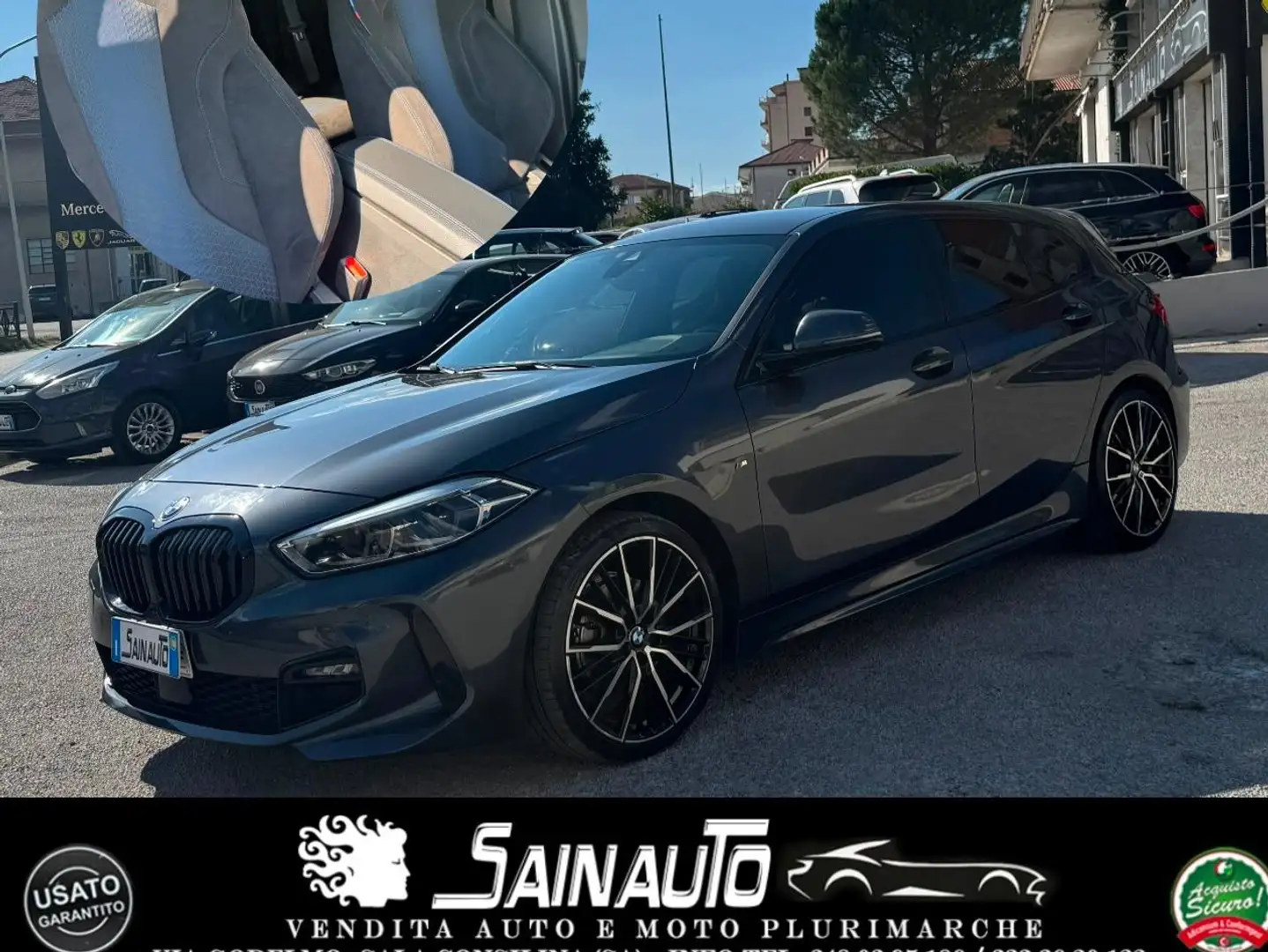 BMW 118 Serie 1 118d Msport auto SEDILI MSPORT Grijs - 1