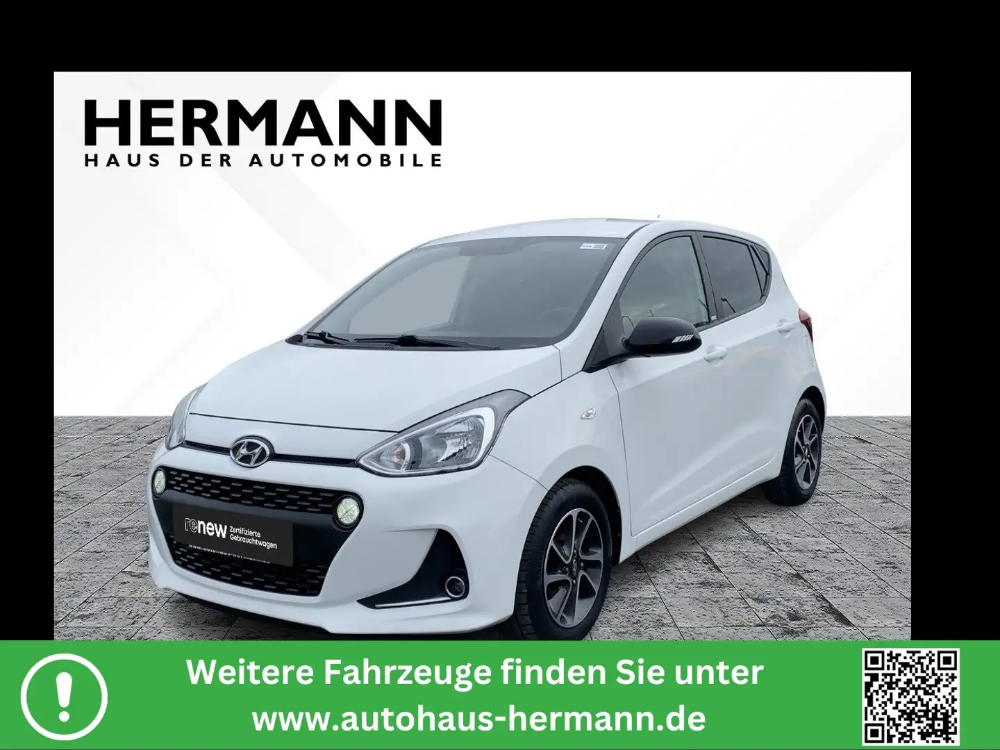 Hyundai i10 1.0 YES! LED*SHZ*Facelift*LM*SHZ Wit - 1