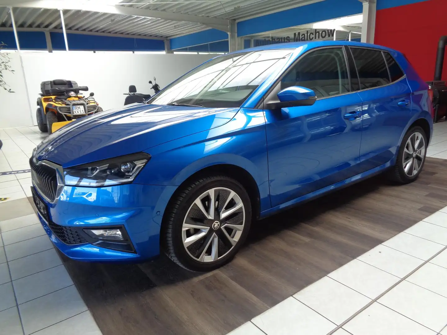 Skoda Fabia 1.0 TSI Navi.LED.ACC.DAB.PDC.SHZ.Kamera Blau - 2