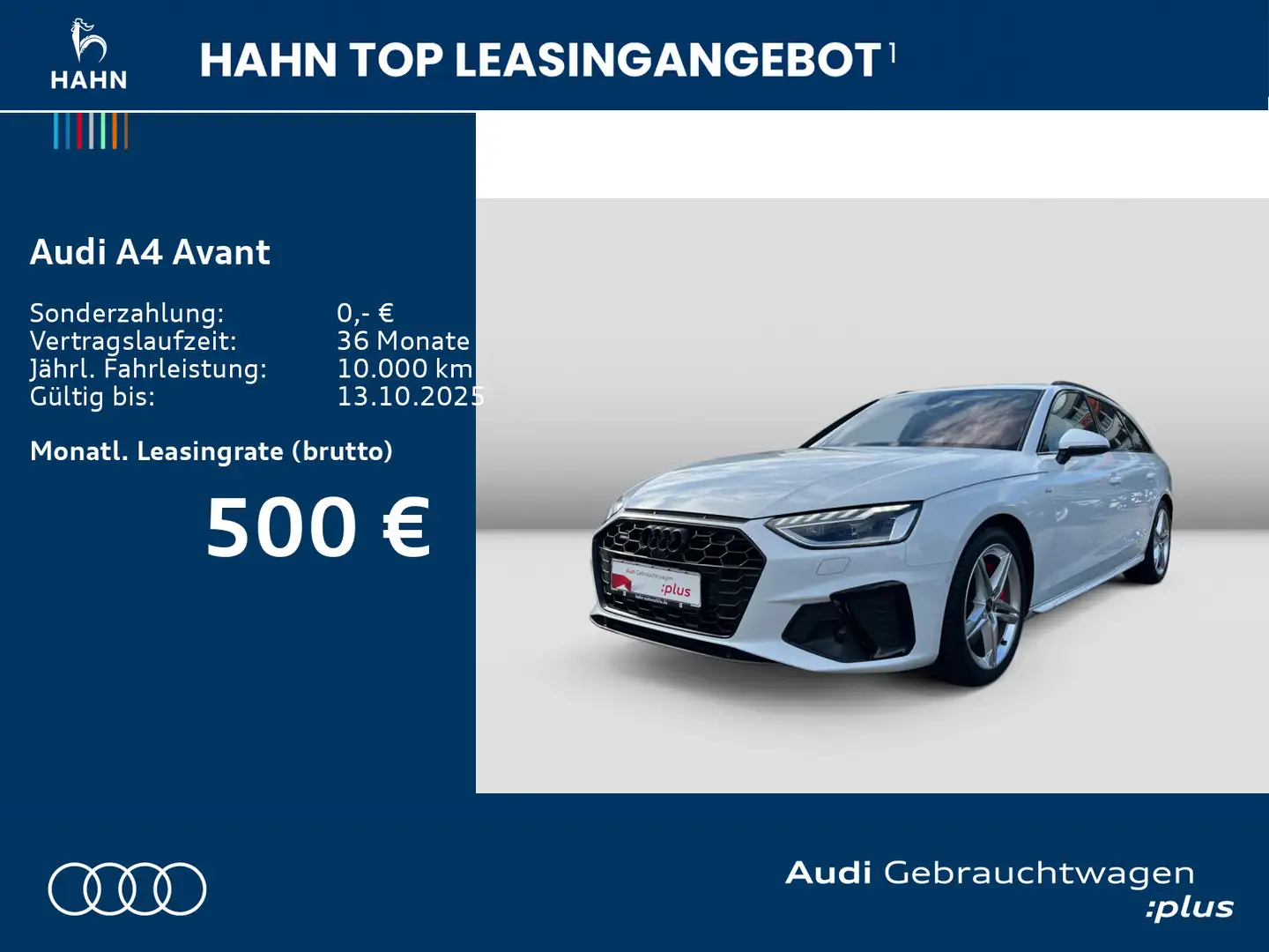 Audi A4 45 TFSI S tronic quattro S line Matrix Weiß - 2