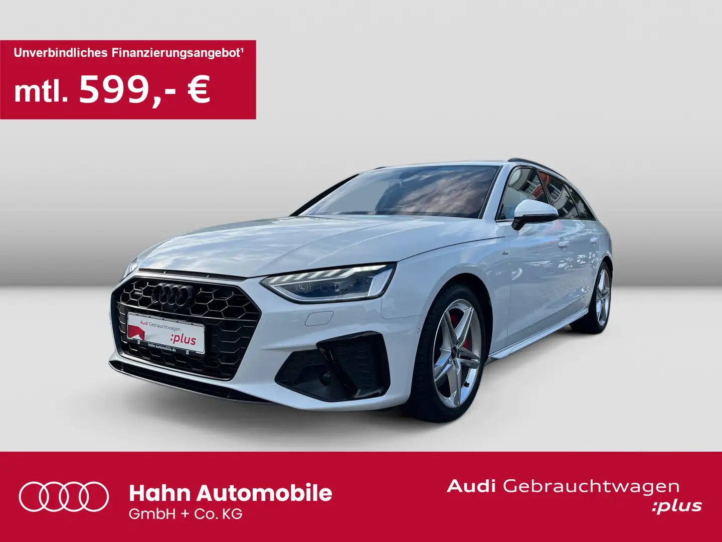 Audi A4 45 TFSI S tronic quattro S line Matrix Blanc - 1