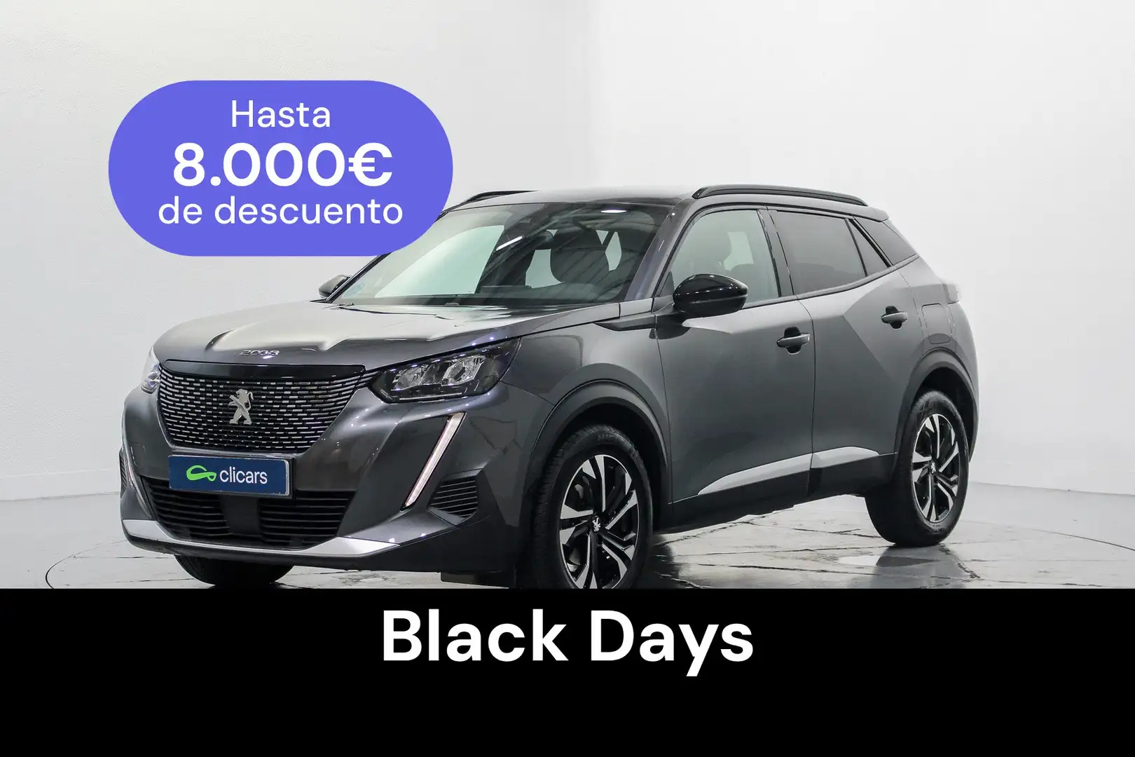 Peugeot 2008 1.2 PureTech S&S Allure 100 Gris - 1