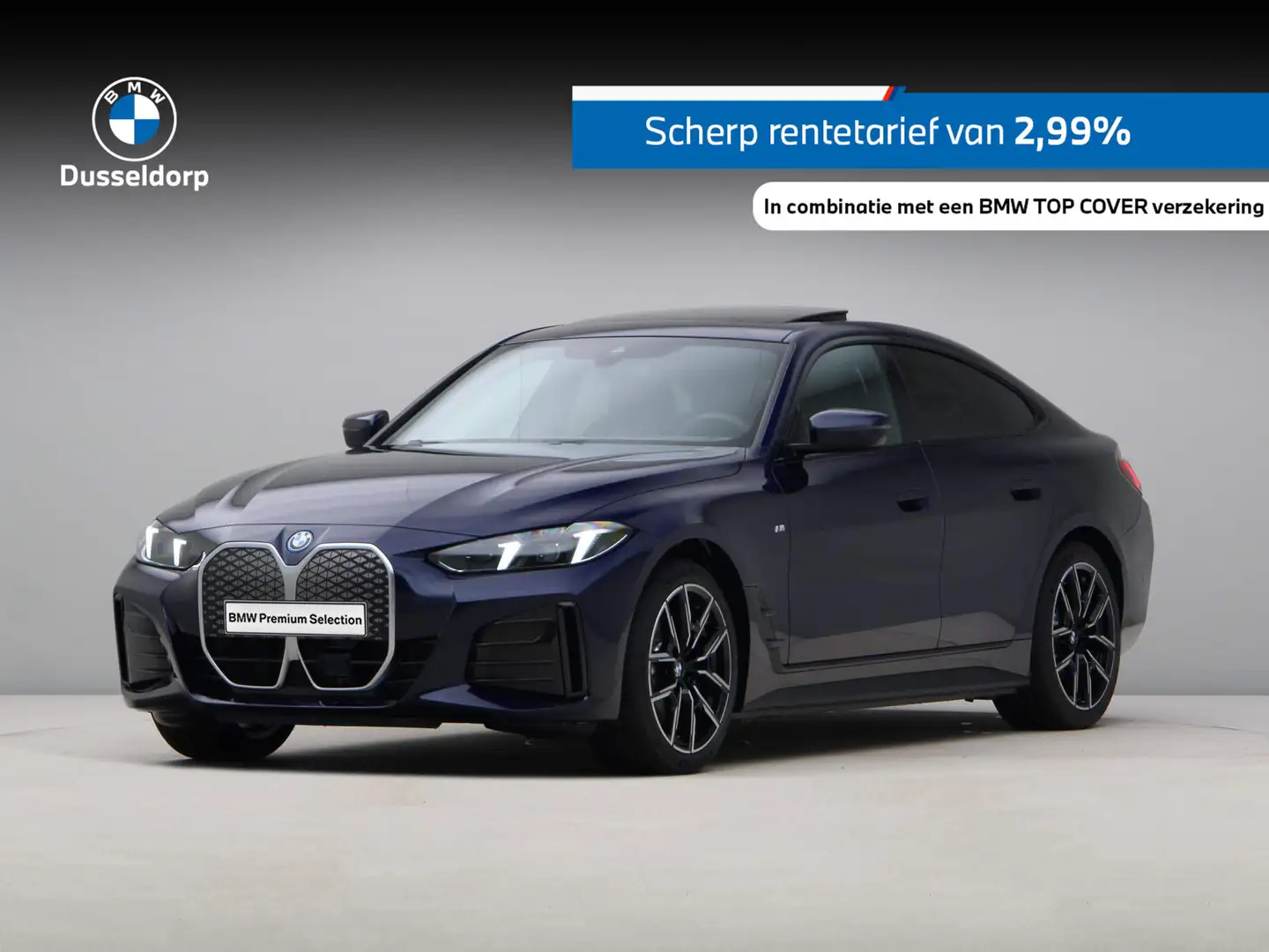 BMW i4 eDrive40 84 kWh M Sport Blauw - 1