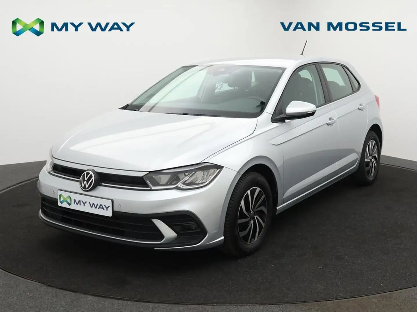 Volkswagen Polo 1.0TSI Life 95PK *APP CONNECT*BLTH*CRUISE*PDC*ZETE Argent - 1