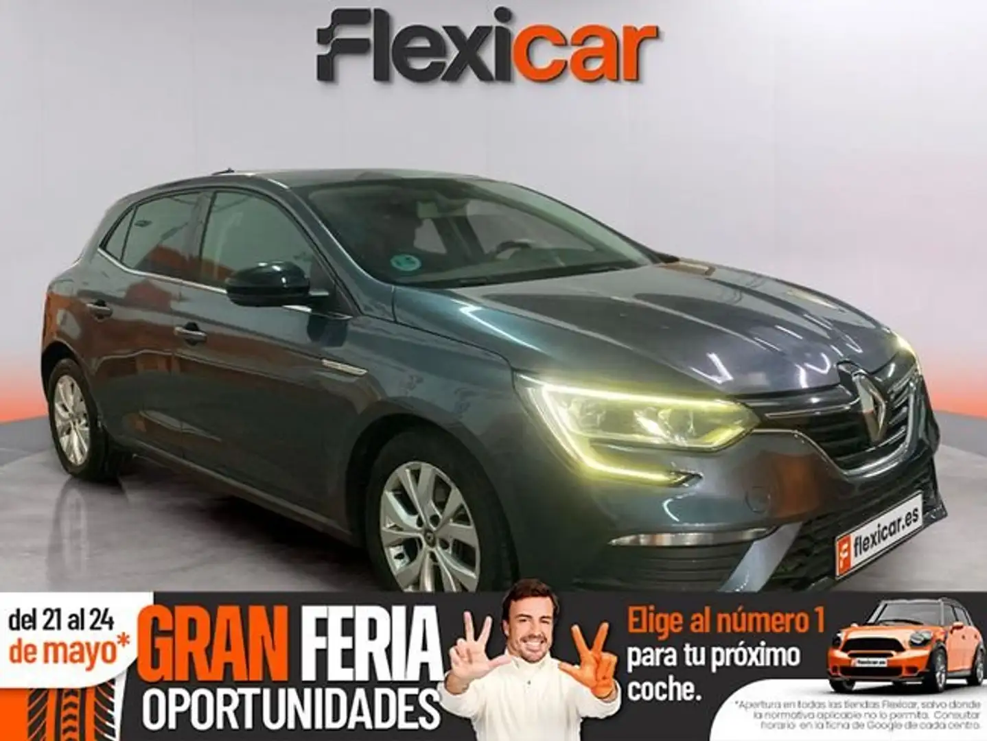Renault Megane 1.3 TCe GPF Business 103kW Gris - 1