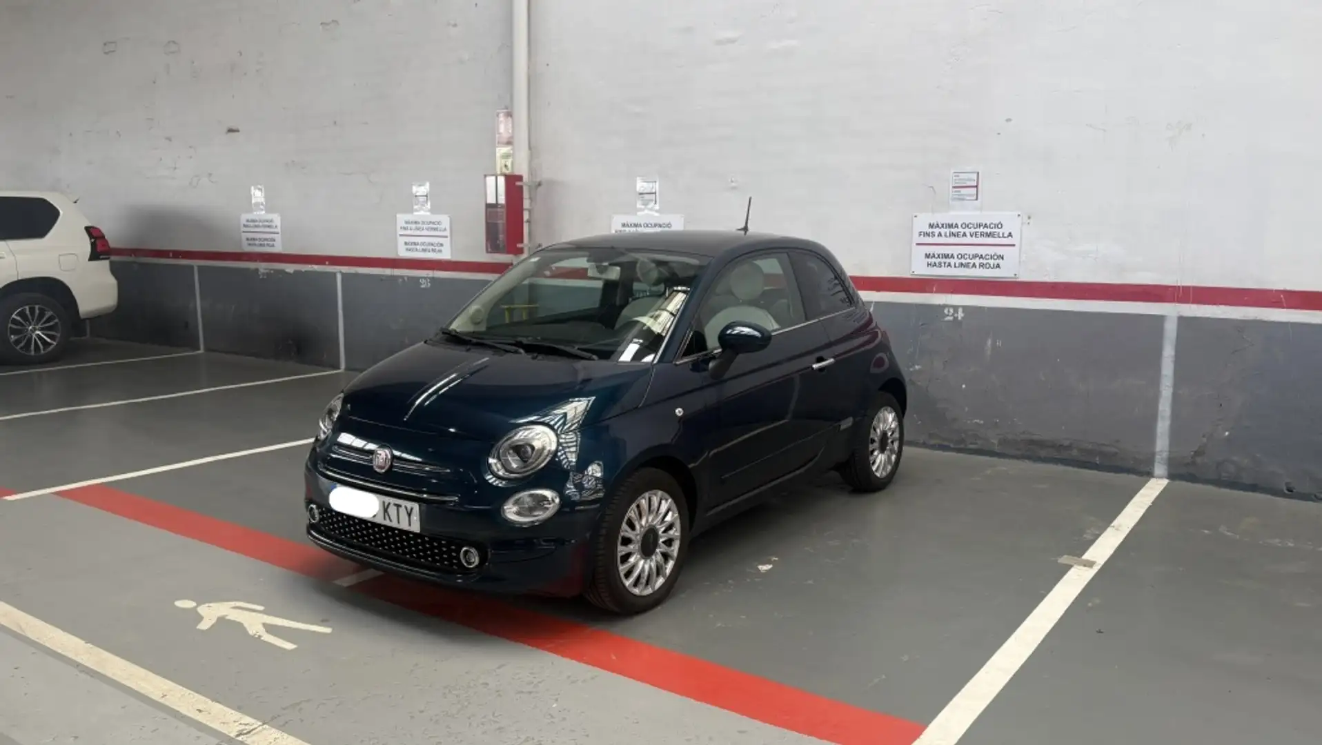 Fiat 500 1.2 Lounge Azul - 2