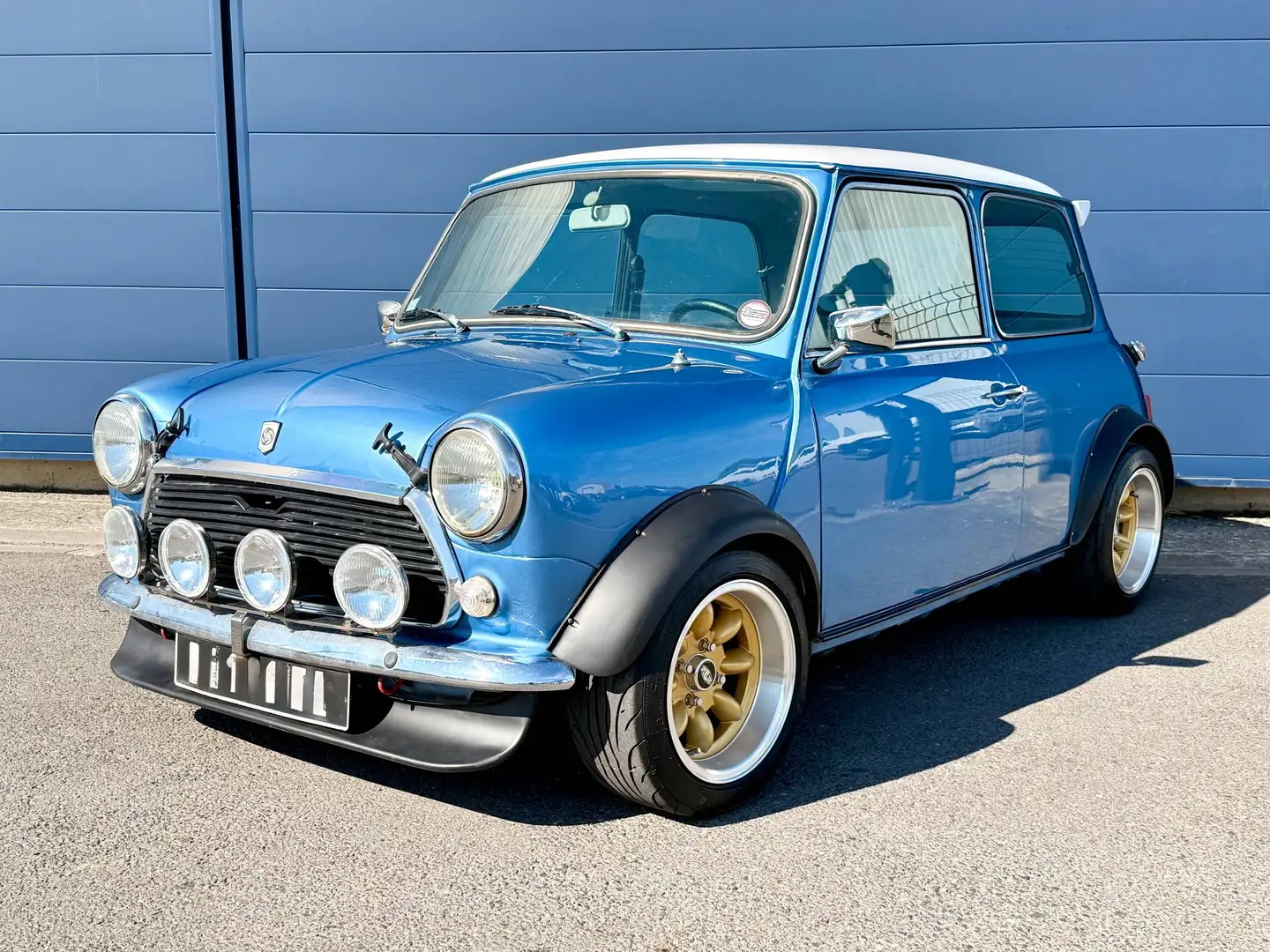 MINI 1000 Austin GL Spéciale 1976 Look Rallye Monte-Carlo Restaurée Blau - 1