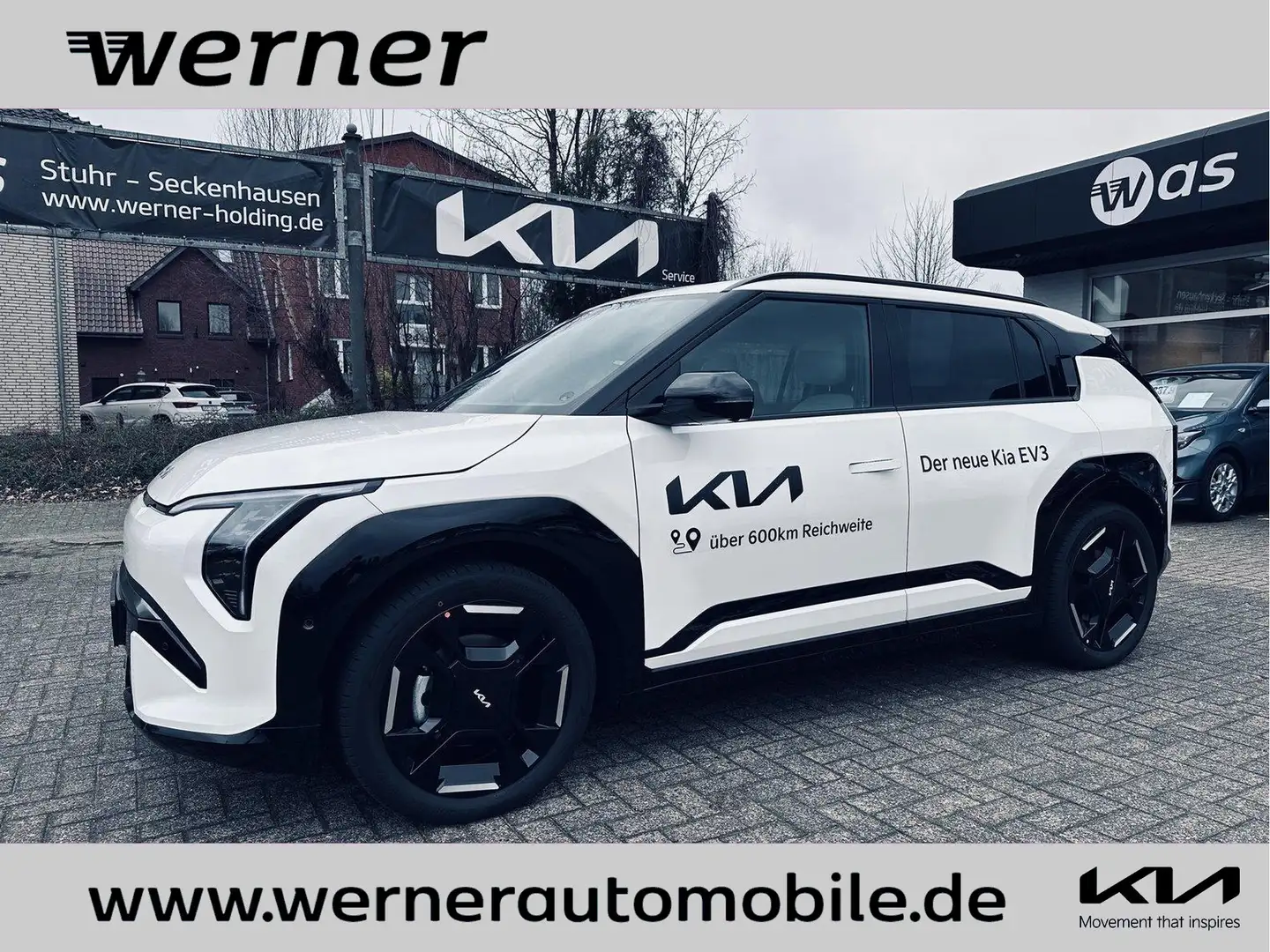 Kia EV3 81,4 kWh GT-line DriveWise Park Pro Komfort Bianco - 1
