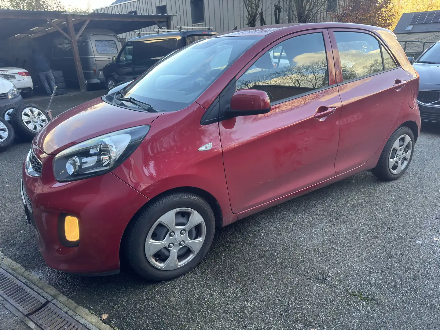 Kia Picanto Picanto 1.2i Fusion ISG ⚠️ CHAUFFE Rouge - 1