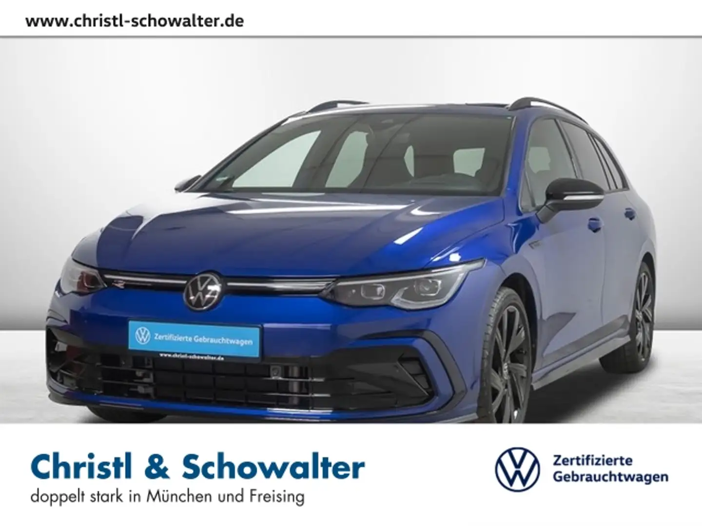 Volkswagen Golf Variant Golf VIII Variant 2.0 TSI 4M DSG R-Line AHK LED Bleu - 1