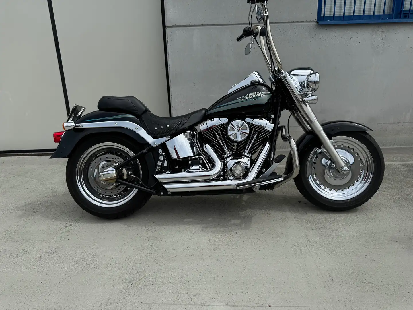 Harley-Davidson Fat Boy 1584 Negro - 1