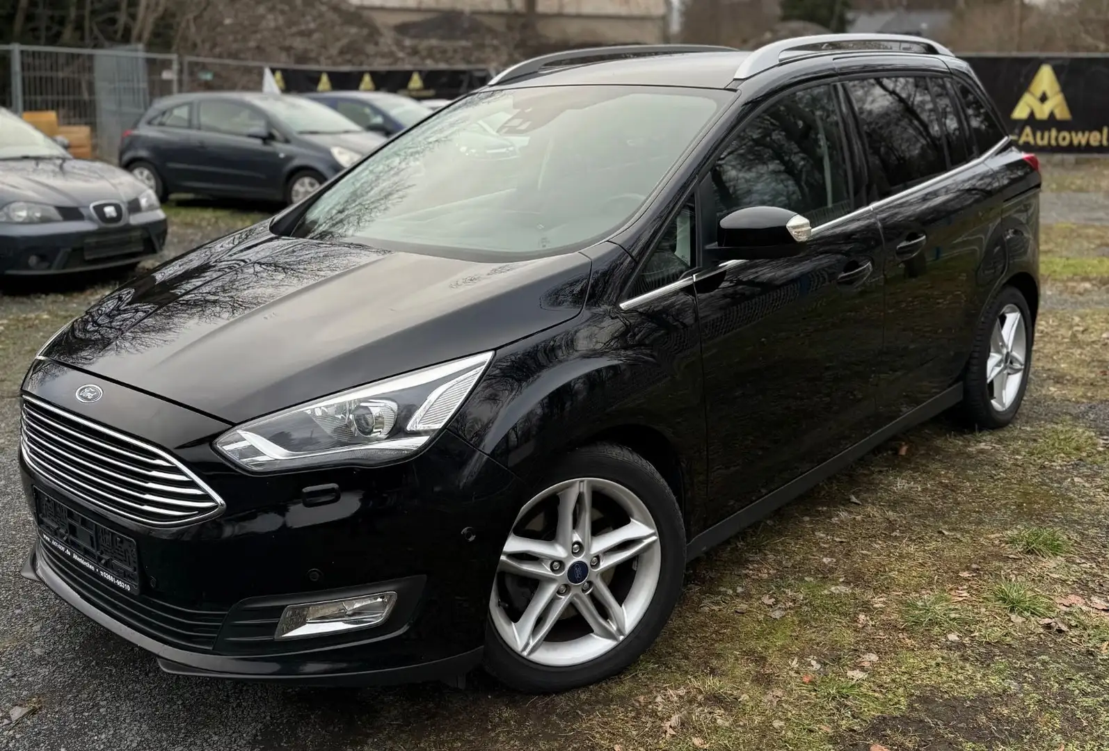 Ford Grand C-Max 1,5 Titanium*KAMERA*PDC*NAVI*7-Sitze Noir - 2