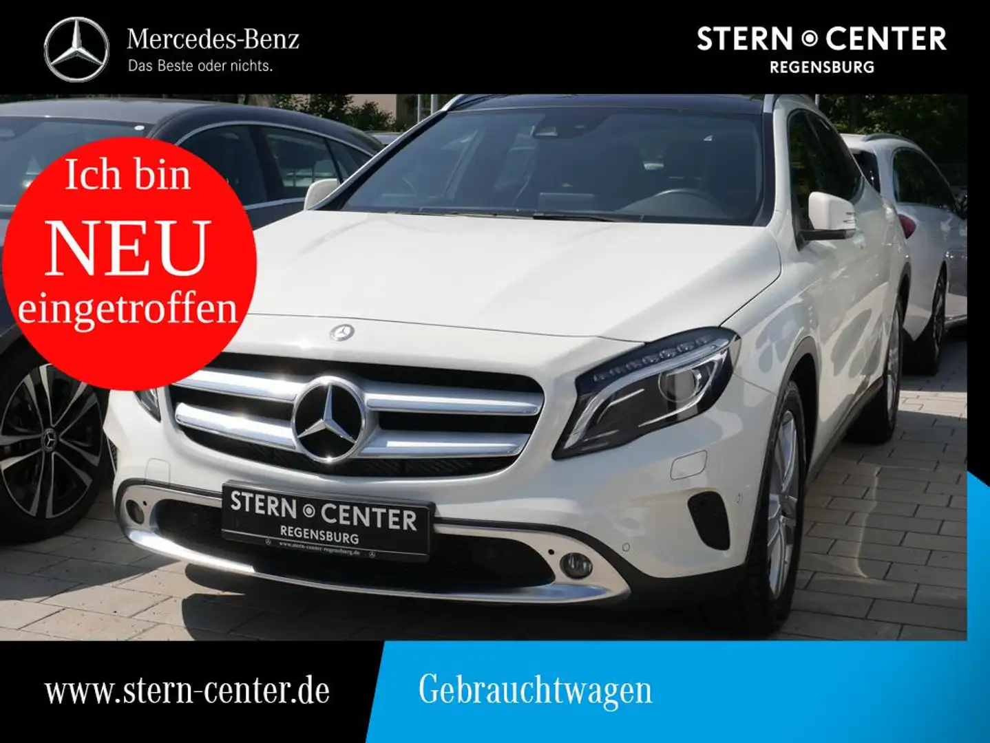 Mercedes-Benz GLA 250 Urban 4Matic Xenon Pano AHK Navi AUT Blanc - 1