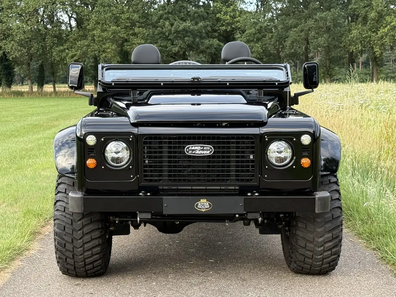 Land Rover Defender 90 Soft Top Td5 Black leather , KLIMA, foto 4