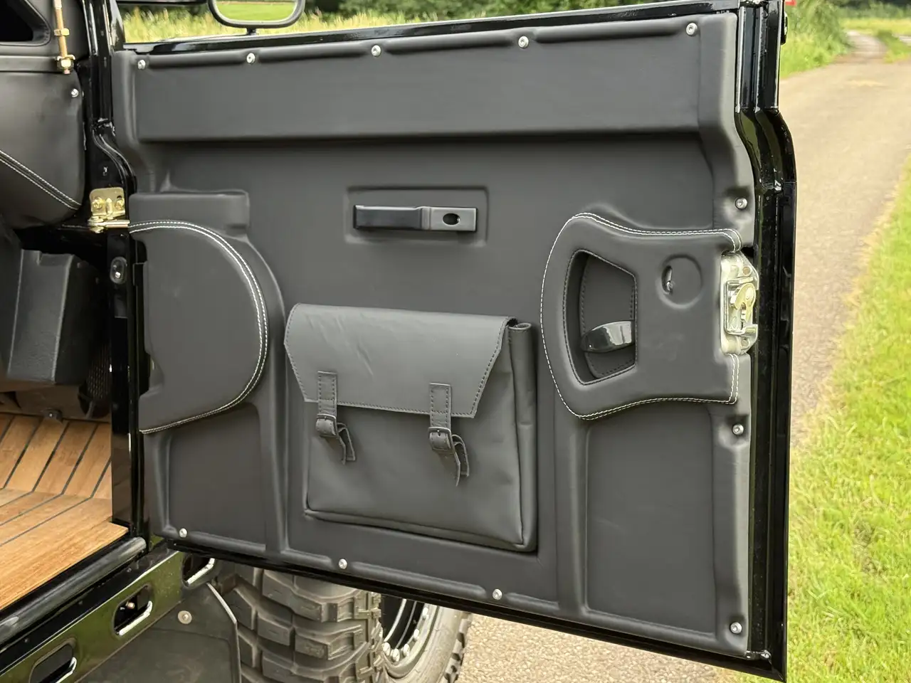 Land Rover Defender 90 Soft Top Td5 Black leather , KLIMA, foto 11