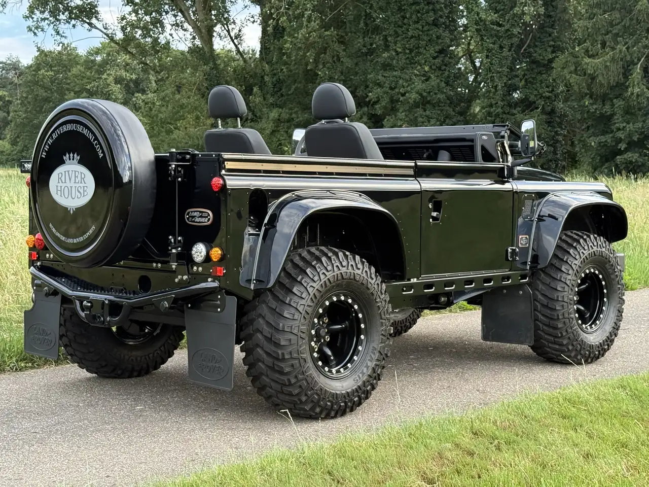 Land Rover Defender 90 Soft Top Td5 Black leather , KLIMA, foto 3