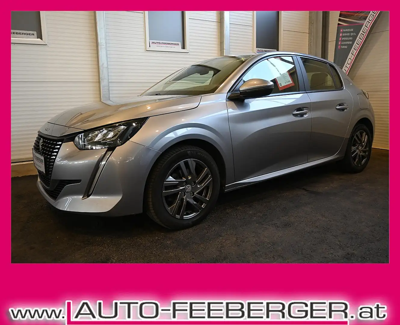 Peugeot 208 Active 1,2 PureTech LED,NAVI,Spurassist,PDC Argent - 1