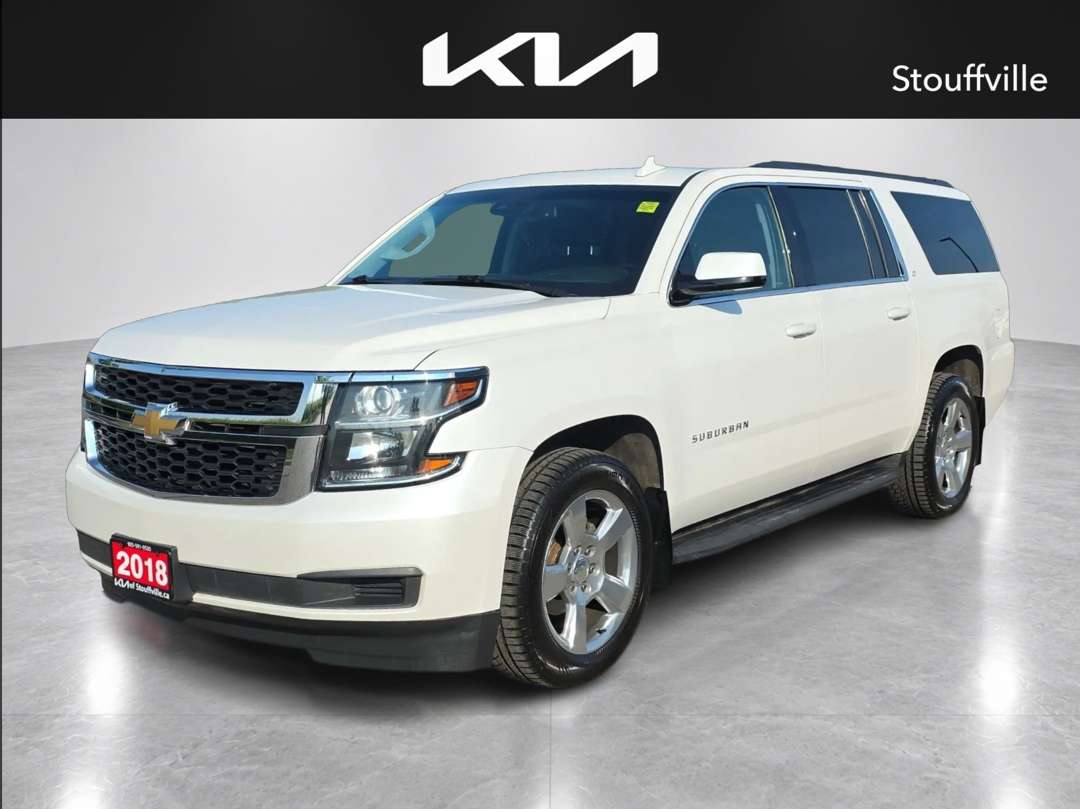 White 2018 Chevrolet Suburban SUV / Crossover Four-Wheel Drive 6-Speed Automatic