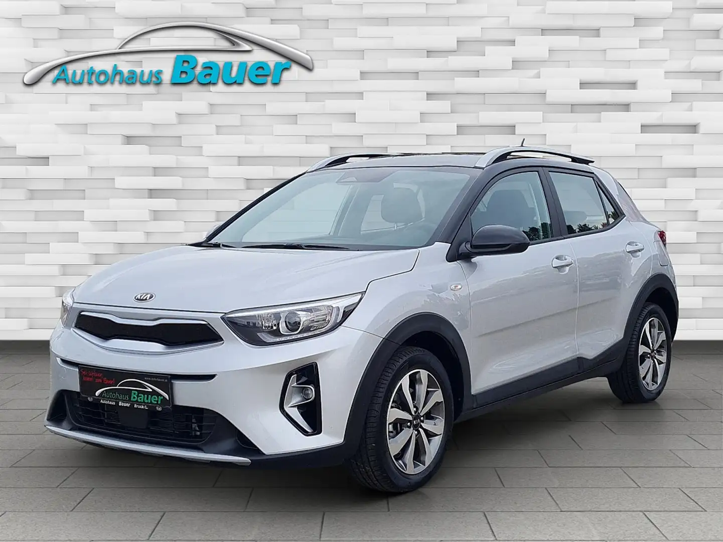 Kia Stonic 1.0 TGDI GPF ISG Silber Schwarz - 1