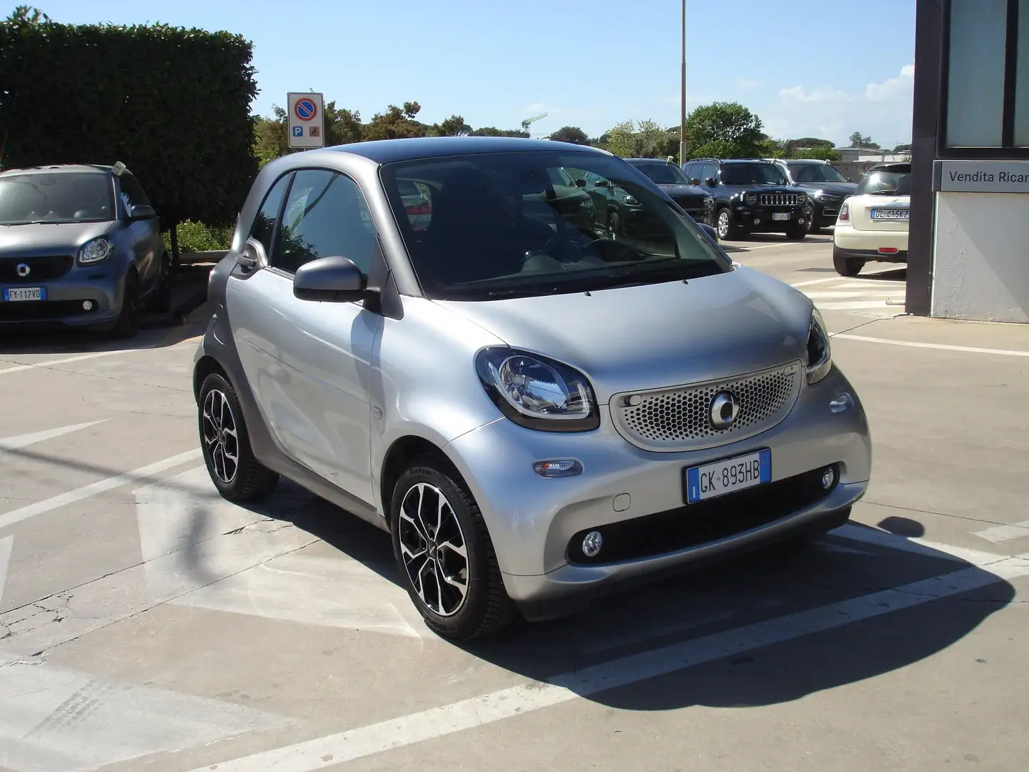 smart forTwo Fortwo Turbo Passion 90cv twinamic Argento - 1