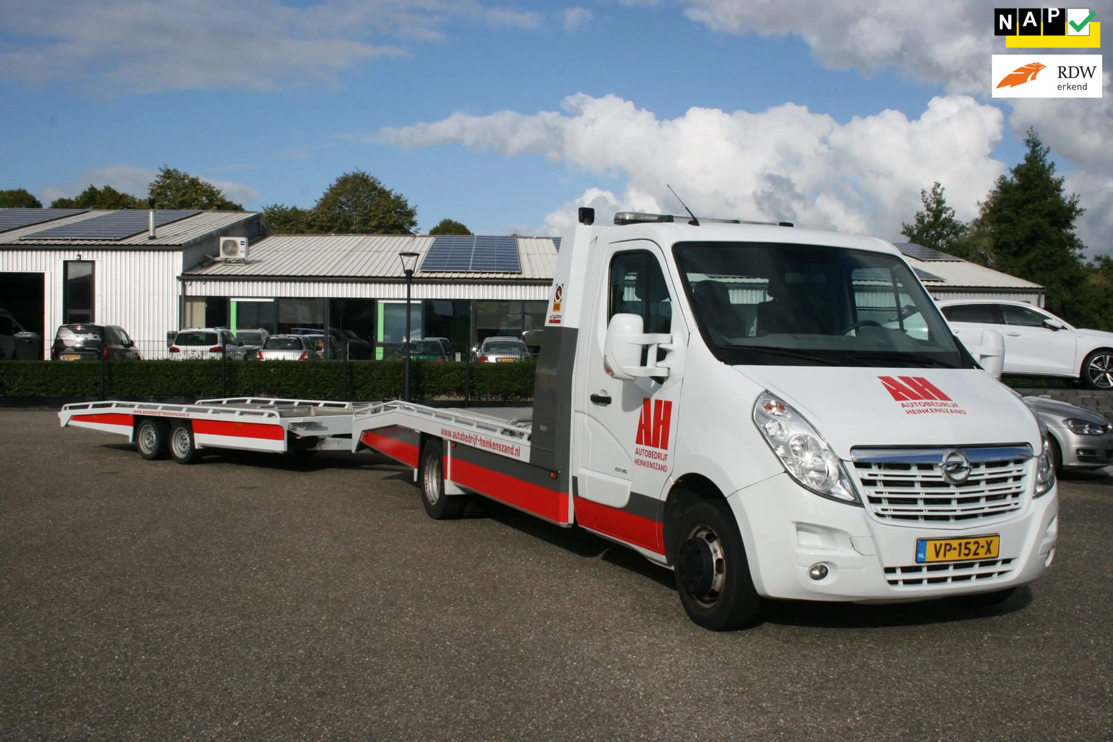 Opel Movano 2.3 CDTI L3 / Oprijwagen / tijhof opbouw + aanhang