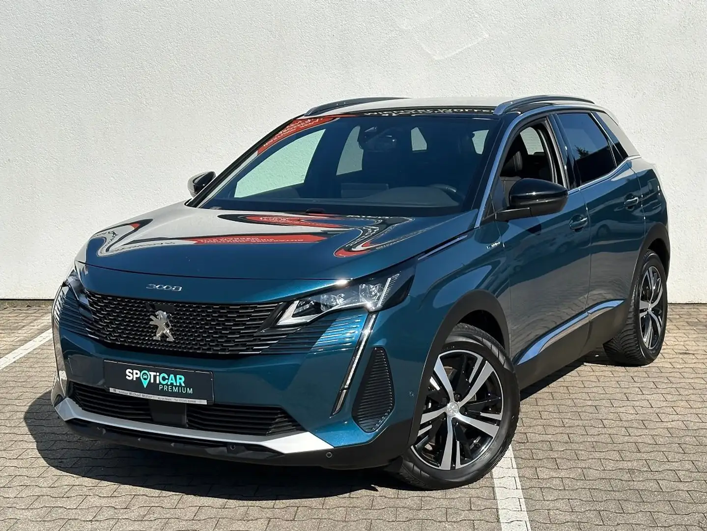 Peugeot 3008 GT Hybrid4 300 e-EAT8,Night-Vision,7,4kWOBC Bleu - 1