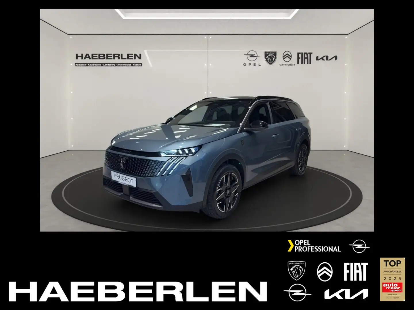 Peugeot 5008 1.2 145 GT *Panoramadach+360Kamera+ACC* Blau - 1