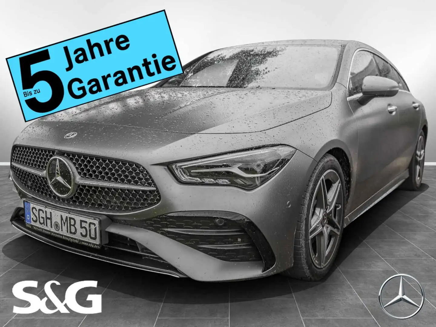 Mercedes-Benz CLA 180 AMG MBUX+AHK+RüKam+LED+18 Gris - 1