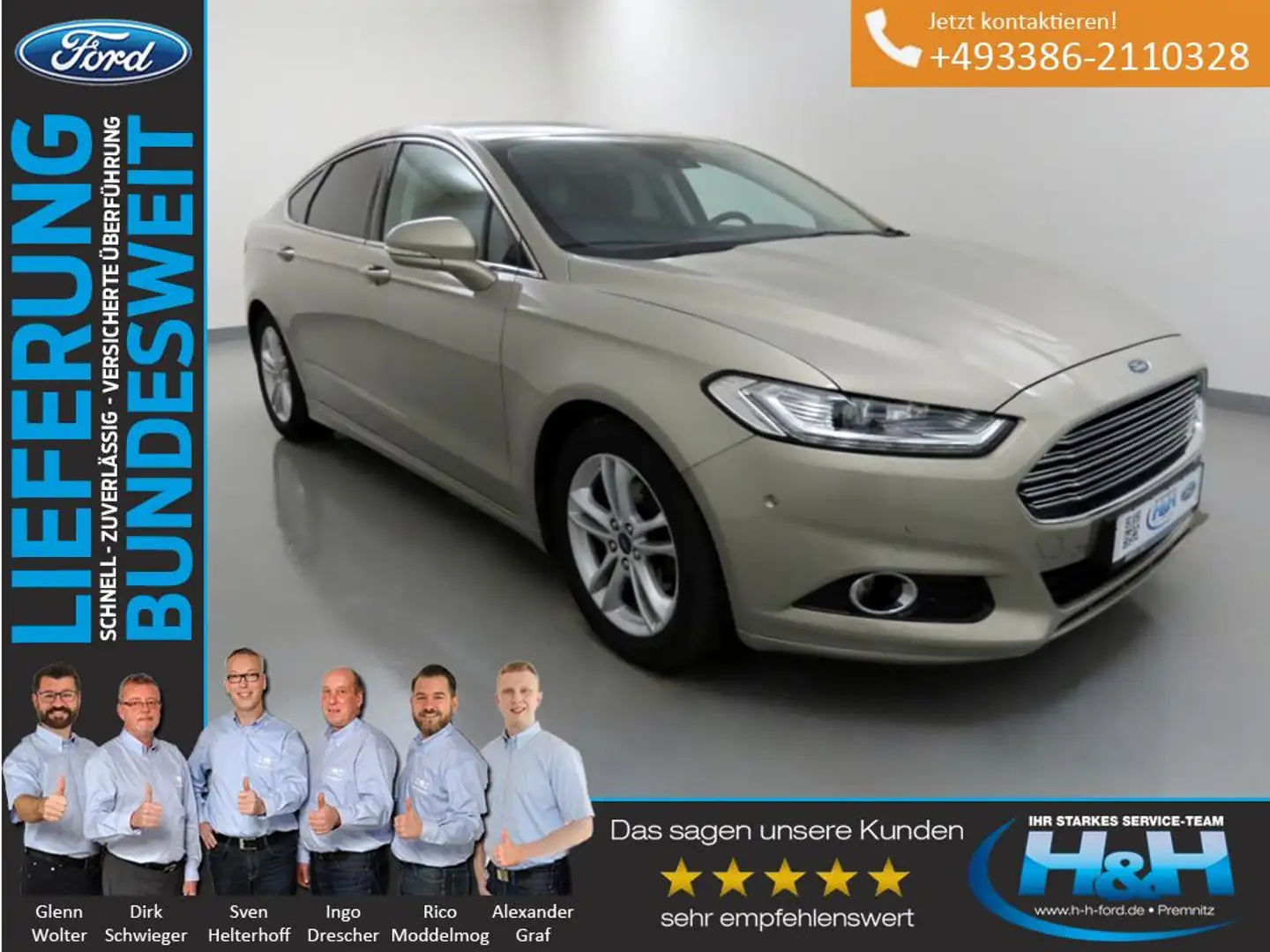 Ford Mondeo 2.0 TDCi Titanium LED+el-Heckklappe Gris - 1