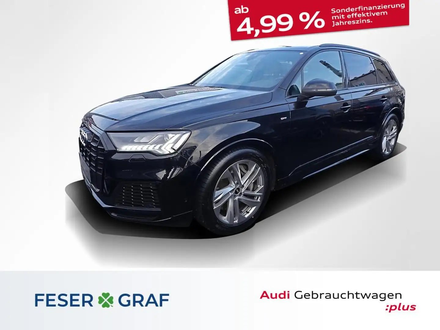 Audi Q7 SUV TFSI e S line 55 e S quattro Navi Ma Noir - 1