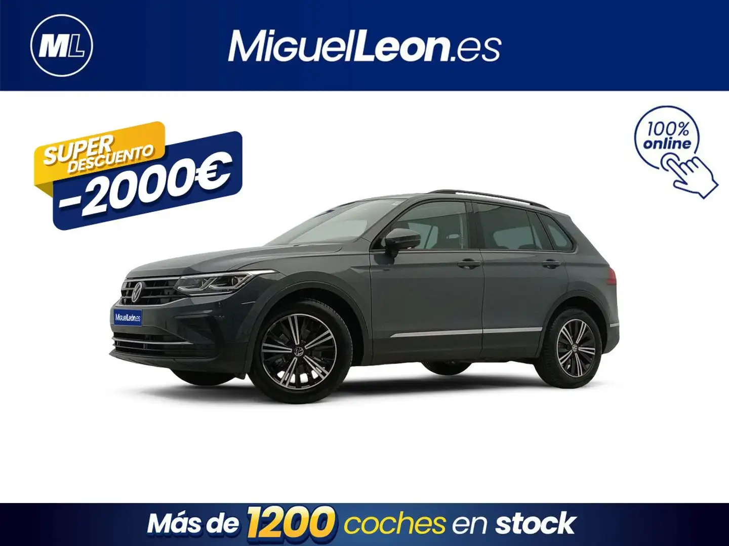 Volkswagen Tiguan 1.5 TSI Life 110kW Gris - 1