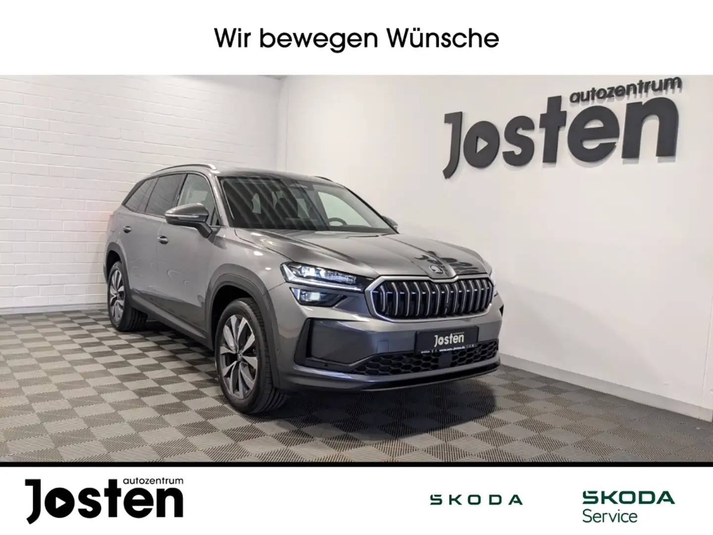 Skoda Kodiaq Selection 2.0TDI 4x4 Pano Canton AHK Akustikglas Gris - 1