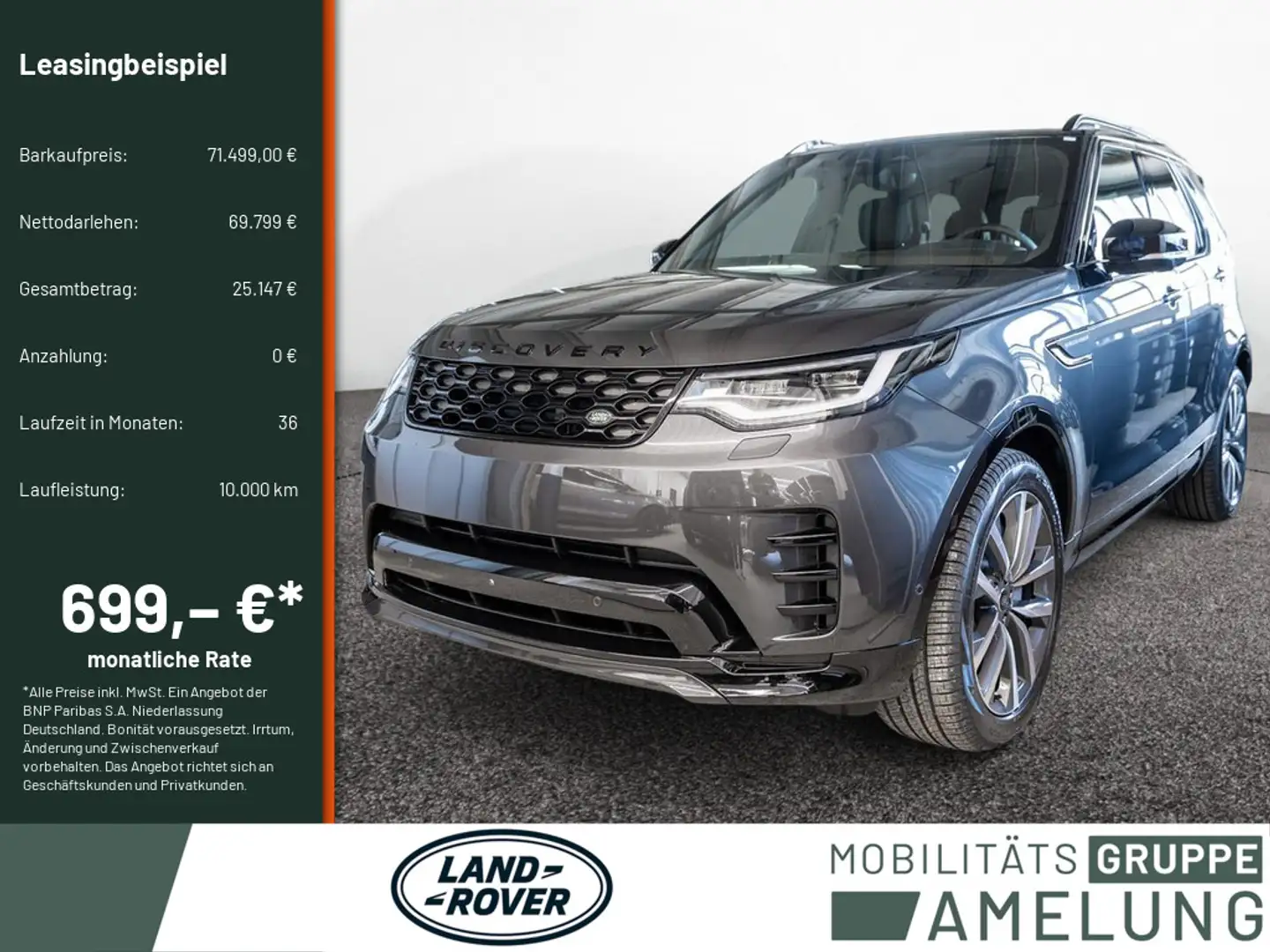 Land Rover Discovery D250 Dynamic SE Dynamic SE LED PANO Grau - 1