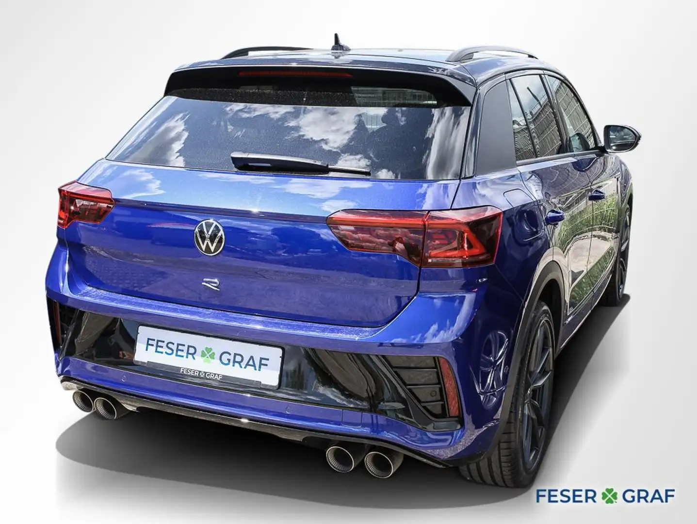 Volkswagen T-Roc 2.0 TSI R 4Motion DSG IQ-Light ACC RFK Bleu - 2