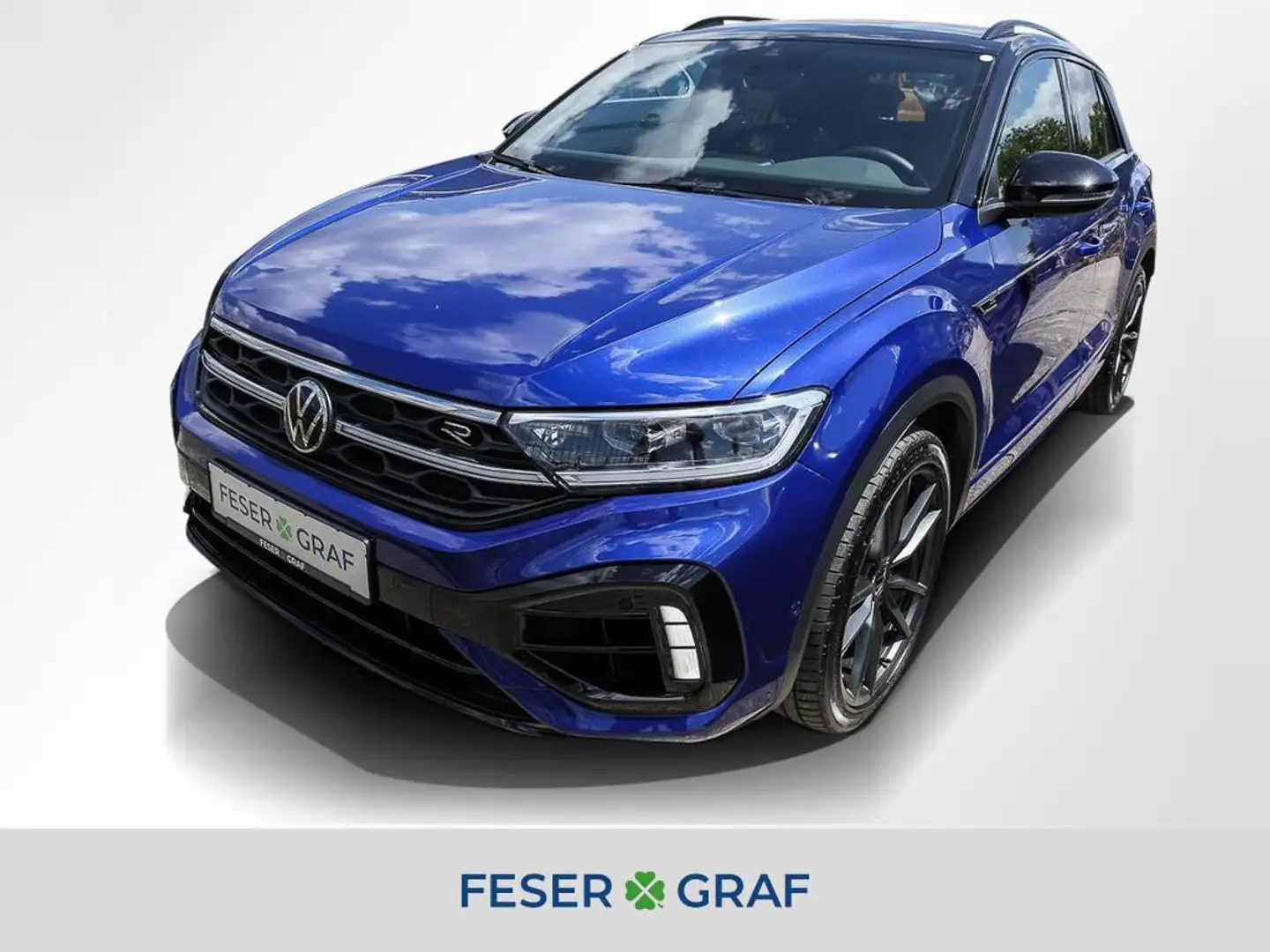 Volkswagen T-Roc 2.0 TSI R 4Motion DSG IQ-Light ACC RFK Bleu - 1