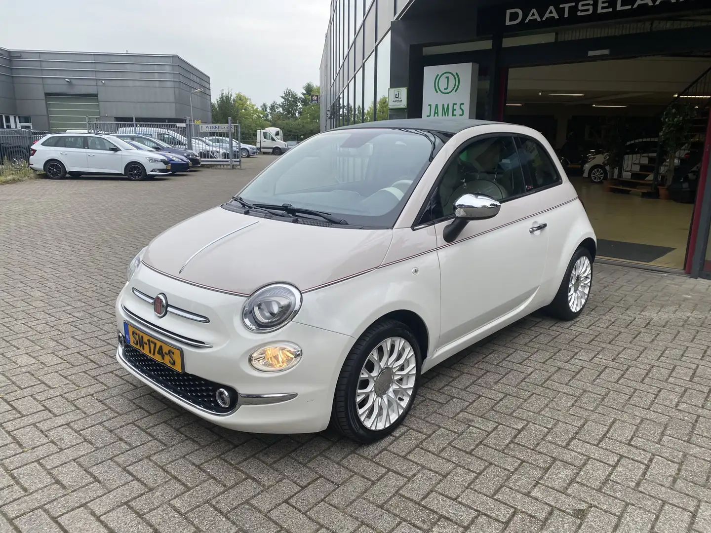 Fiat 500C 0.9 TwinAir Turbo 60th Anniversary Bianco - 2