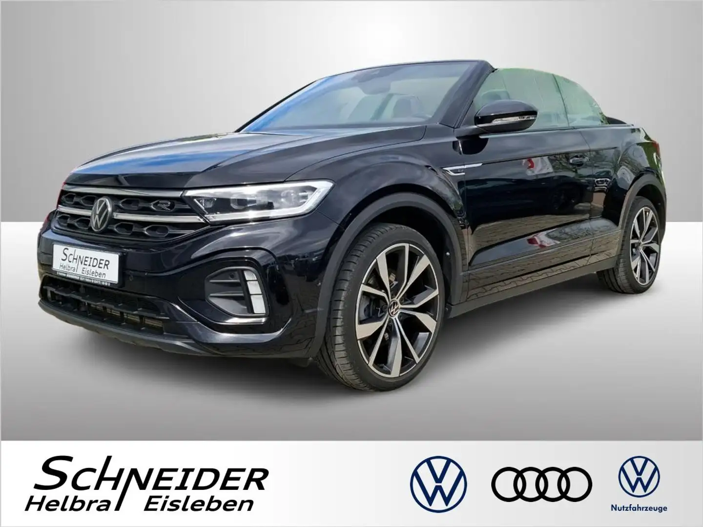 Volkswagen T-Roc CABRIOLET 1.5 TSI DSG R-LINE+AZV+IQ.LIGHT++C Schwarz - 1