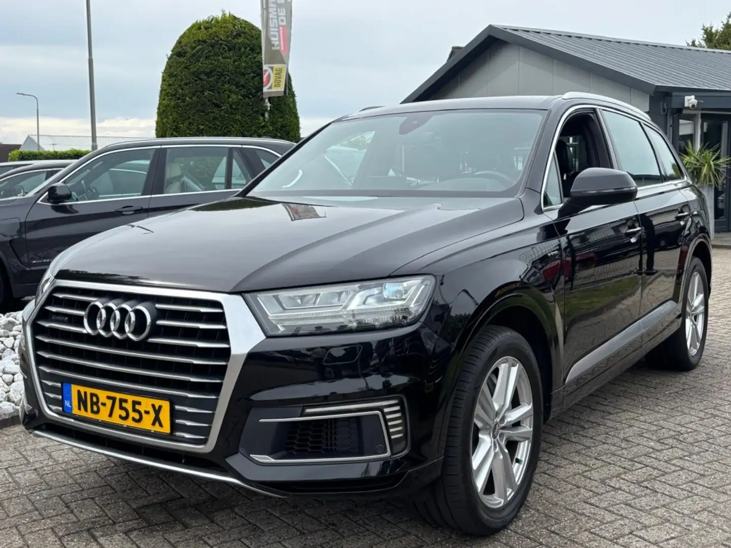 Audi Q7 e-tron 3.0 TDI Quattro Sport 2016 Zwart NL Auto Noir - 1
