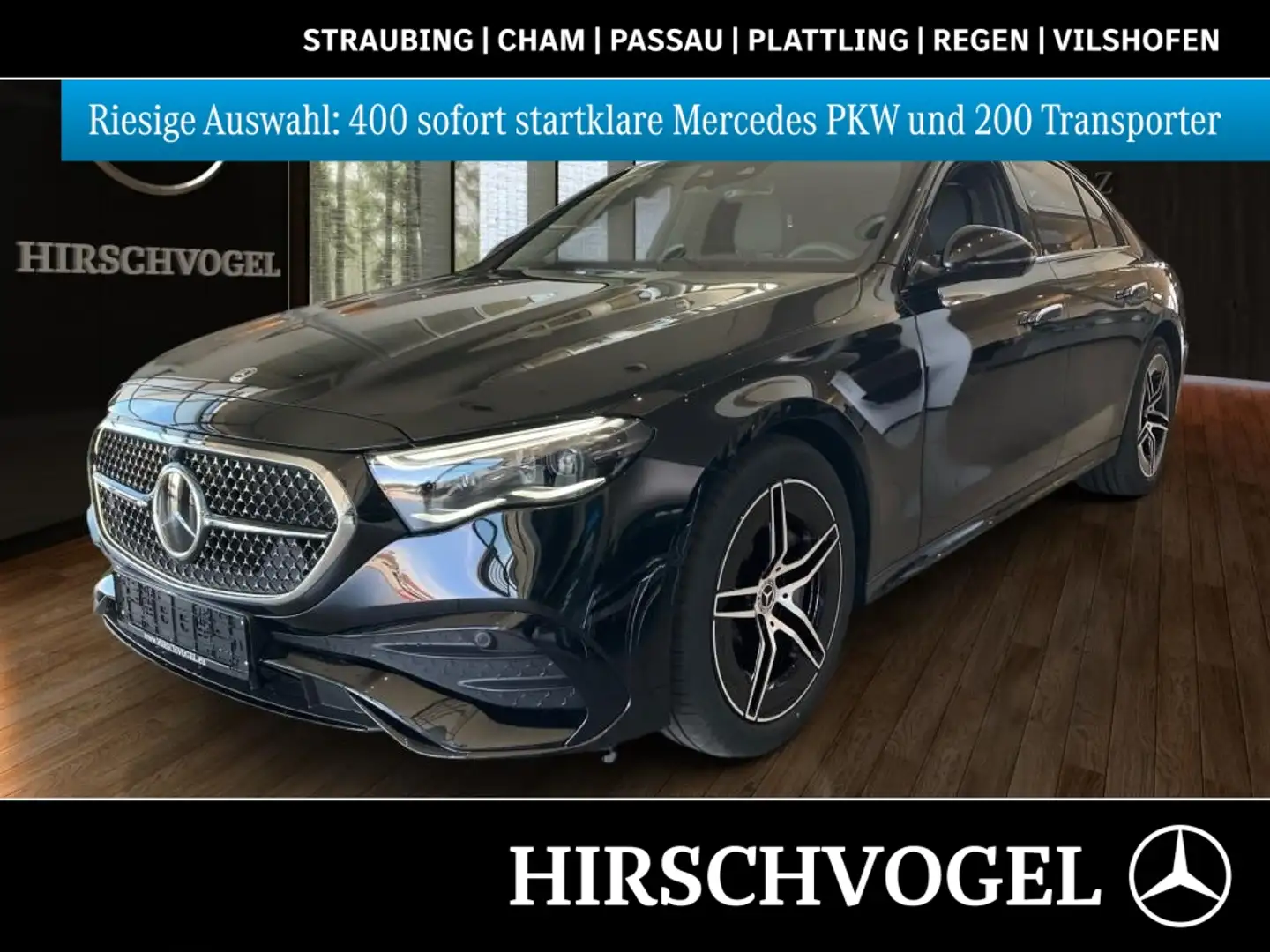 Mercedes-Benz E 220 d 4M EDITION AMG-Line+Night+DISTRO+KEYLESS Schwarz - 1