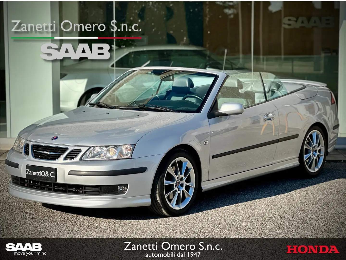 Saab 9-3 9-3 II 2002 Cabriolet Cabrio 2.8 V6 Turbo Aero Plateado - 1