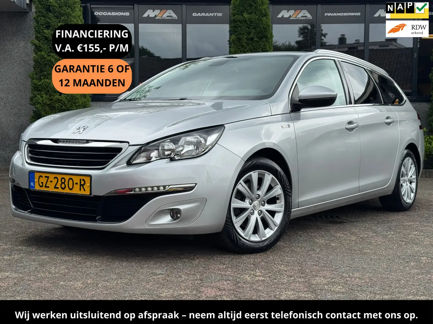 Peugeot 308 SW 1.2 PureTech Style | A/C | Cruise | Trekhaak Grijs - 1