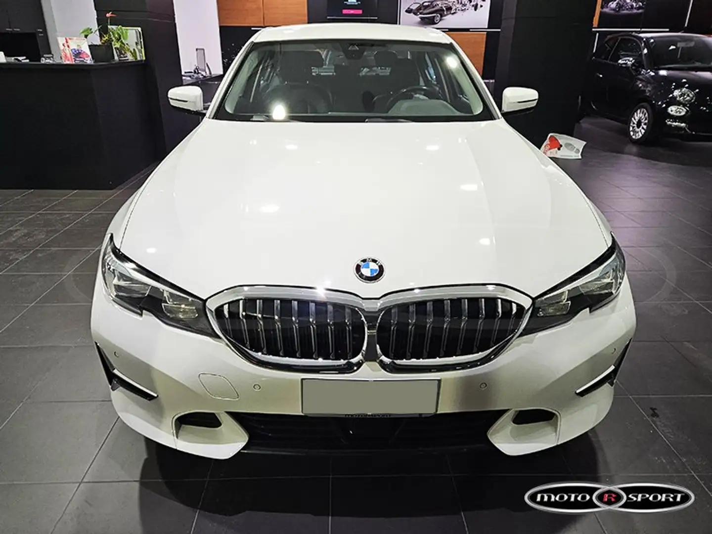 BMW 320 320d Luxury auto Bianco - 2