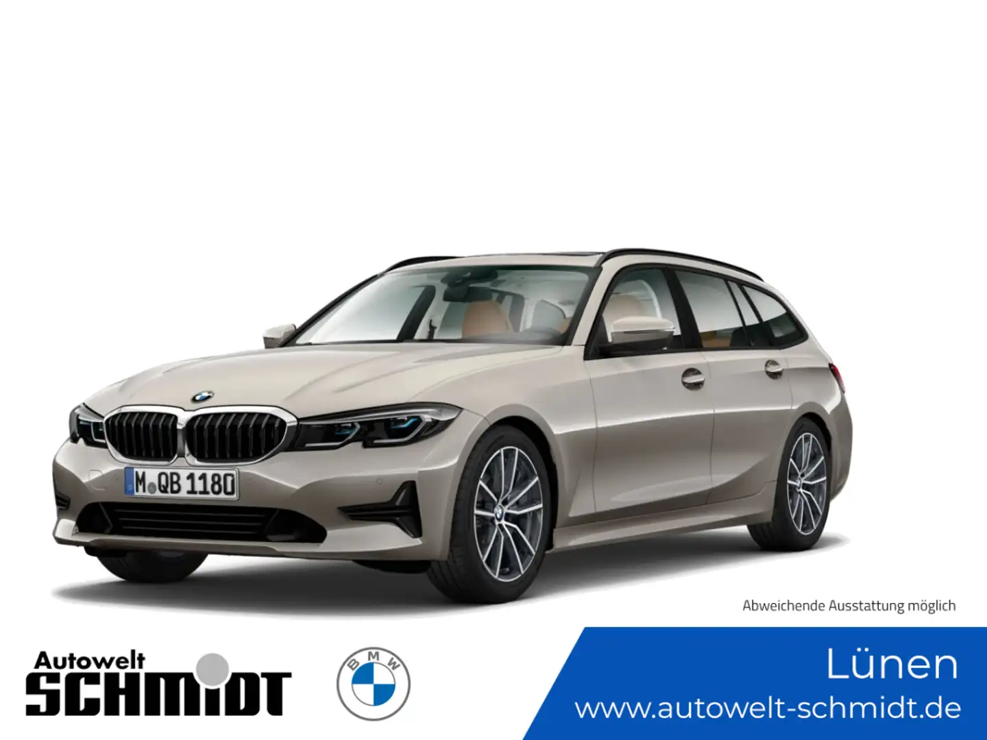BMW 330 d xDrive Touring Advantage + 2J-BPS.-GARANTIE Gris - 1