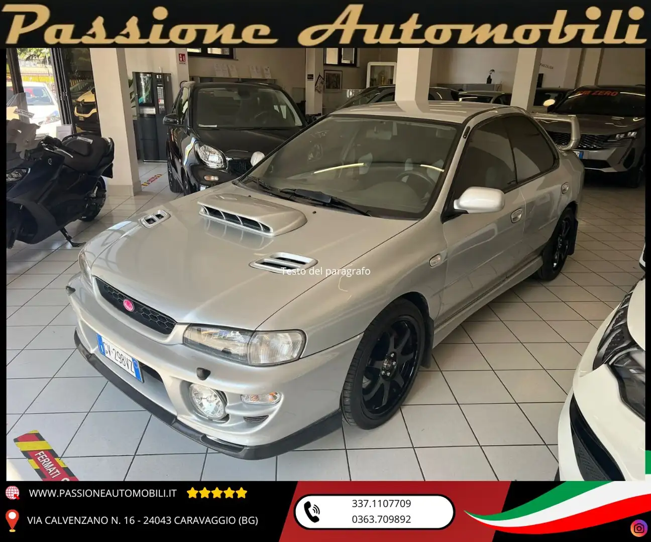 Subaru Impreza SUBARU IMPREZA WRX 2.0 GC8 + MOTORE RUMOROSO Argento - 1