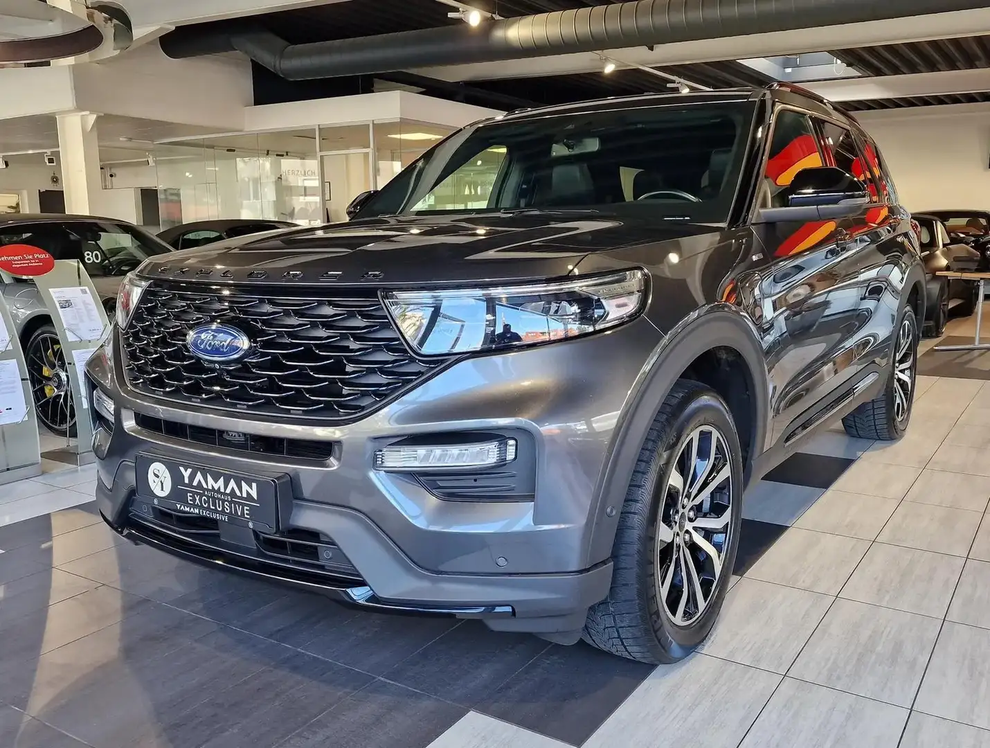 Ford Explorer 4x4 ST-Line*7Sitz*B&O*Pano*ACC*360*Keyl* Gris - 1