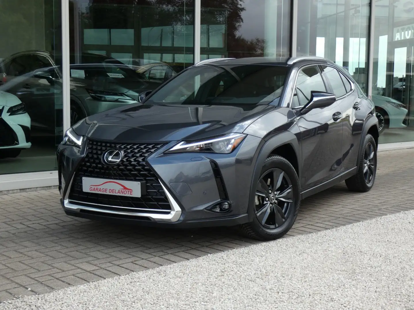 Lexus UX 250h HYBRID +LEDER +Zetelverwarming +Dodehoek +GPS Grijs - 1