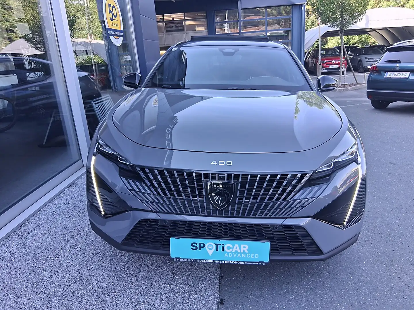 Peugeot 408 Hybrid 145 e-DCS6 GT Grau - 2