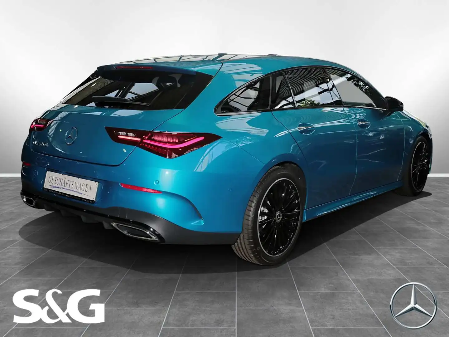 Mercedes-Benz CLA 200 AMG Night+MBUX+360°+Panor Blau - 2