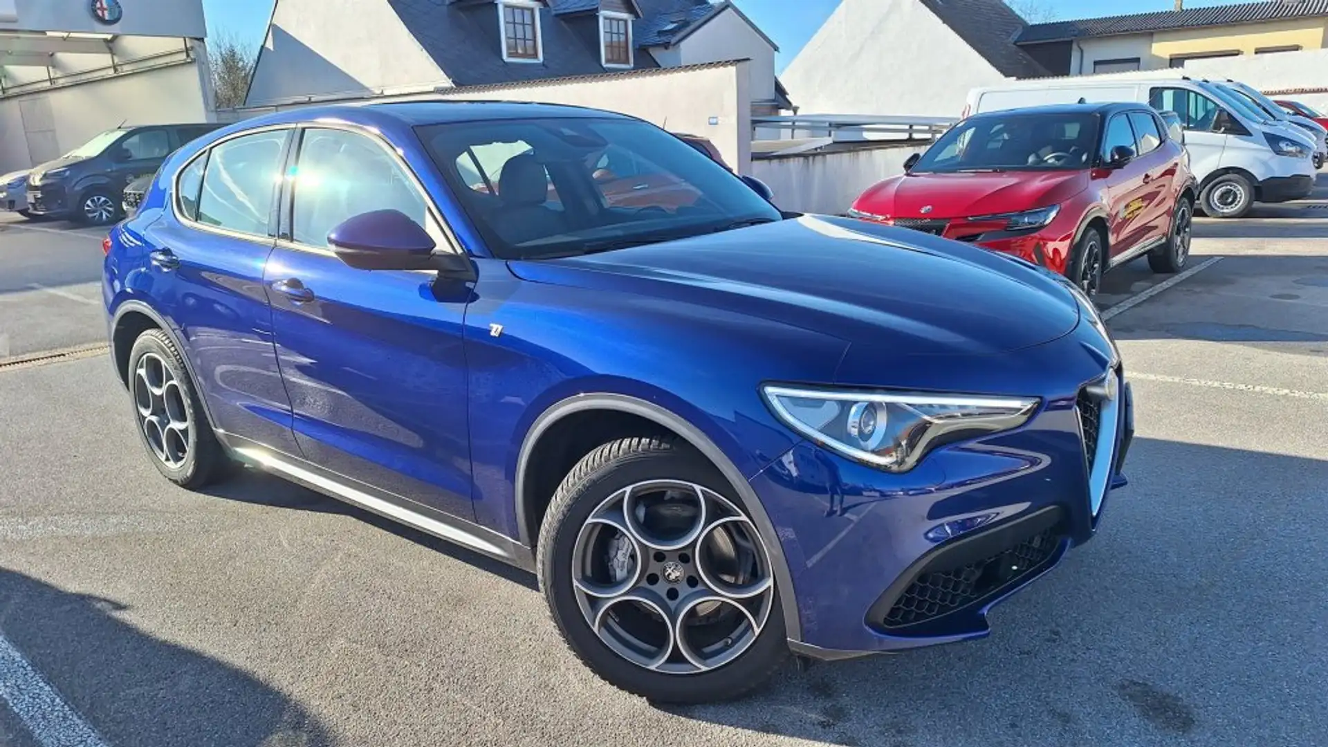 Alfa Romeo Stelvio 2,0 16V Q4 AT8 Ti Blauw - 2