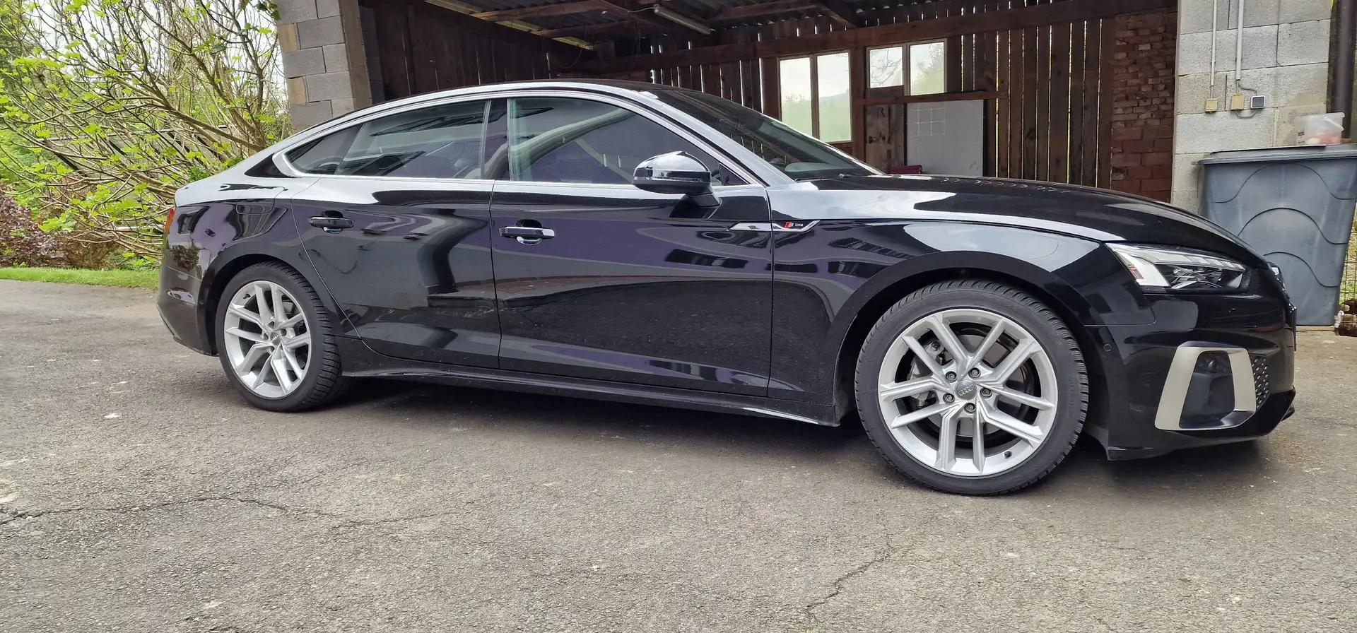 Audi A5 A5 SB 40 TDI quattro S-line S-tronic S-line Schwarz - 2